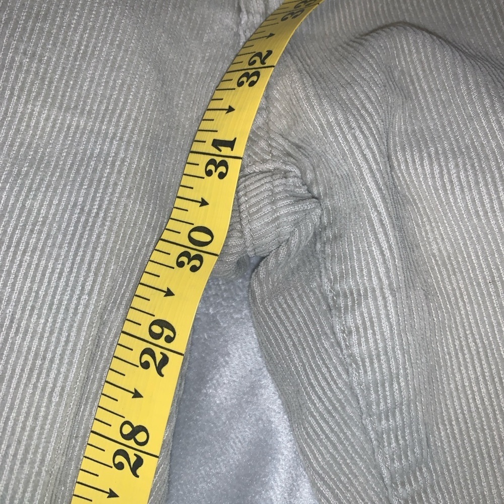 Delia’s vintage Y2K tan Beige Flared Corduroy Pants low rise size 3/4 - Picture 4 of 7